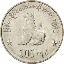 MYANMAR, 100 Kyats, 1999, Prome, KM #64, MS(63), Copper-Nickel, 26.8, 7.50