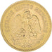 Moneta, Mexico, 5 Pesos, 1955, Mexico City, MS(60-62), Złoto, KM:464