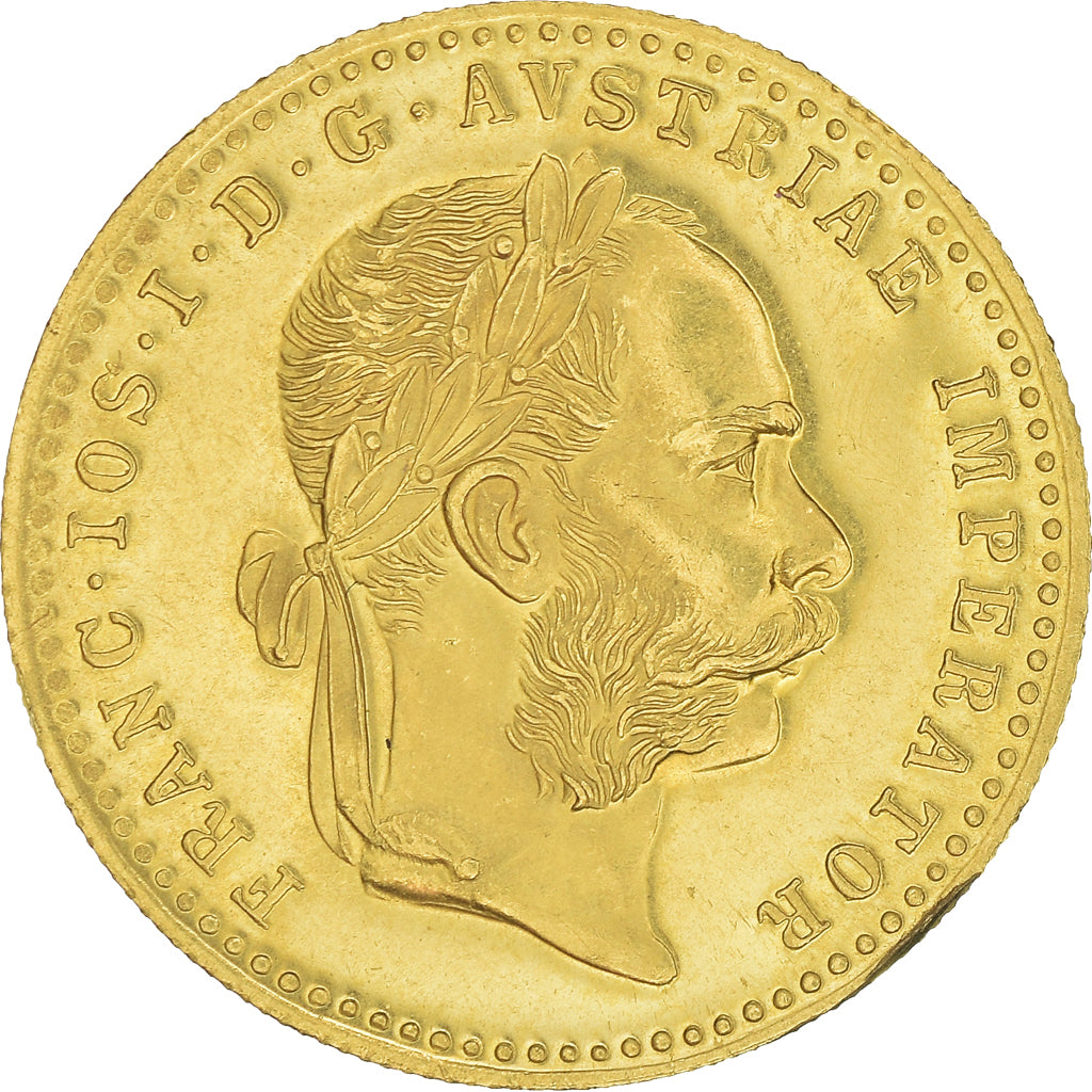 Monnaie, Autriche, Franz Joseph I, Ducat, 1915, Refrappe, SUP, Or, KM:2267
