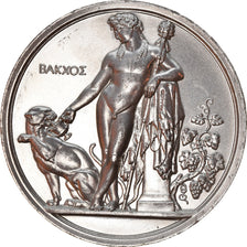 France, Medal, Gravure, Grand Prix de Rome, Bacchus et la Panthère, Arts &