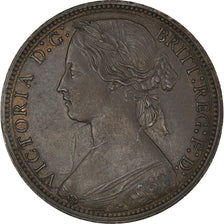 Moneta, Wielka Brytania, Victoria, Penny, 1873, AU(55-58), Brązowy, KM:749.2
