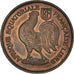Coin, French Equatorial Africa, Franc, 1943, Pretoria, AU(55-58), Bronze, KM:2a