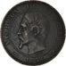 Coin, France, Napoléon III, 10 Centimes, 1854, Strasbourg, VF(30-35), Bronze