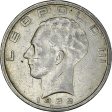 Coin, Belgium, 50 Francs, 50 Frank, 1939, EF(40-45), Silver, KM:121
