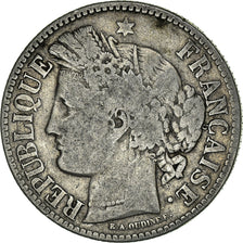Coin, France, Cérès, 2 Francs, 1871, Bordeaux, VF(20-25), Silver, KM:816.2