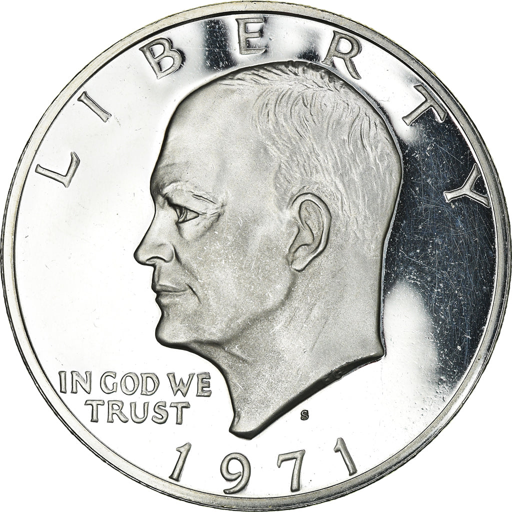 Coin, United States, Dollar, 1971, San Francisco, Proof, MS(63), Silver, KM:203a