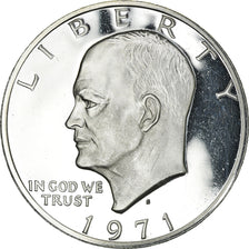 Coin, United States, Dollar, 1971, San Francisco, Proof, MS(63), Silver, KM:203a