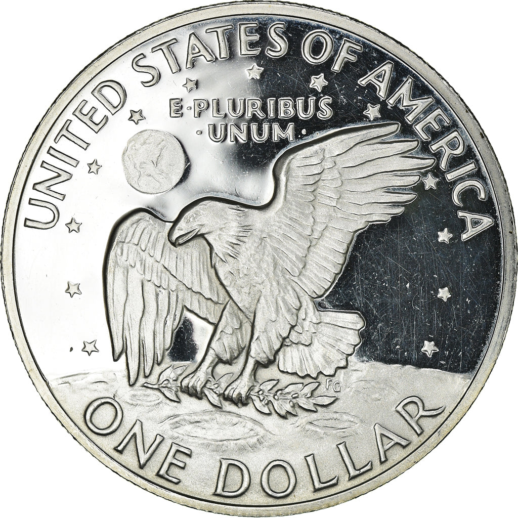 Coin, United States, Dollar, 1971, San Francisco, Proof, MS(63), Silver, KM:203a