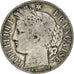 Moeda, França, Cérès, Franc, 1888, Paris, F(12-15), Prata, KM:822.1