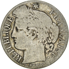 Münze, Frankreich, Cérès, Franc, 1871, Paris, GE+, Silber, KM:822.1
