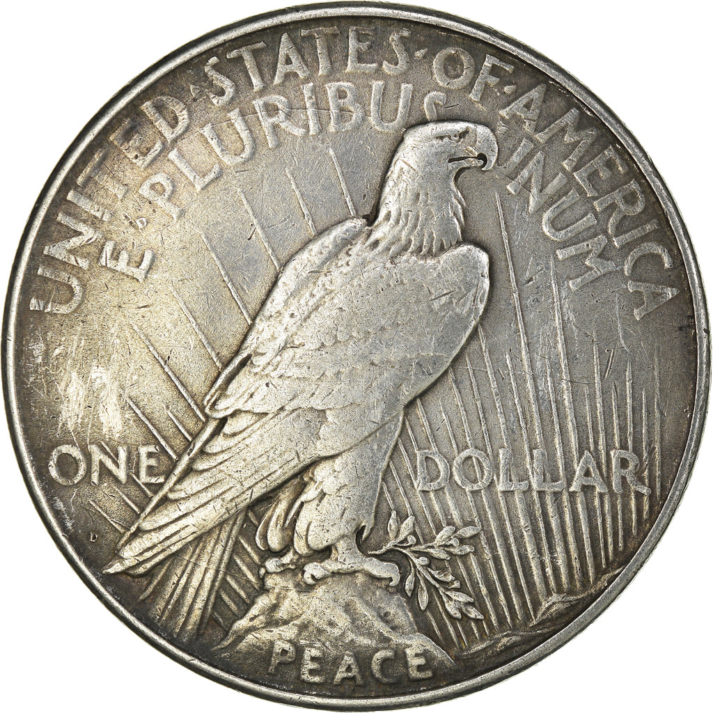Coin, United States, Peace Dollar, 1923, Denver, EF(40-45), Silver