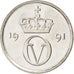 Monnaie, Norvège, Olav V, 10 Öre, 1991, SPL, Copper-nickel, KM:416