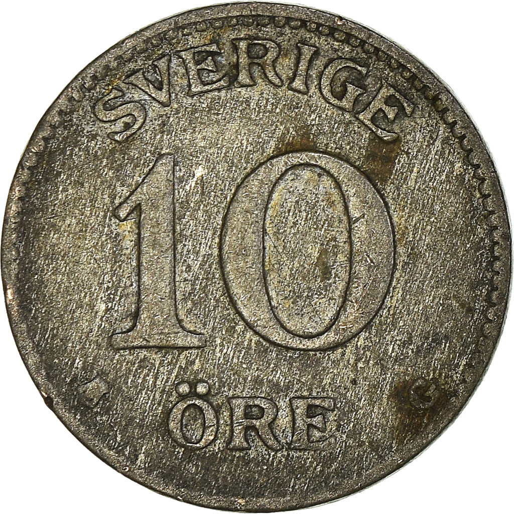 Coin, Sweden, Gustaf V, 10 Öre, 1931, EF(40-45), Silver, KM:780