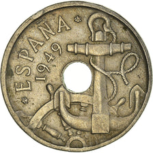 Coin, Spain, Francisco Franco, caudillo, 50 Centimos, 1954, EF(40-45)
