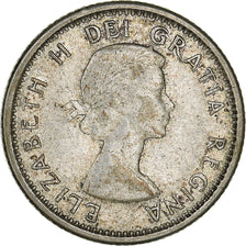 Coin, Canada, Elizabeth II, 10 Cents, 1961, Ottawa, EF(40-45), Silver, KM:51