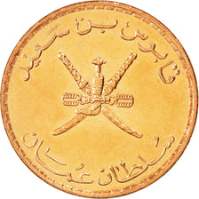 Coin, Oman, Qabus bin Sa'id, 10 Baisa, 1999, MS(63), Bronze Clad Steel, KM:151