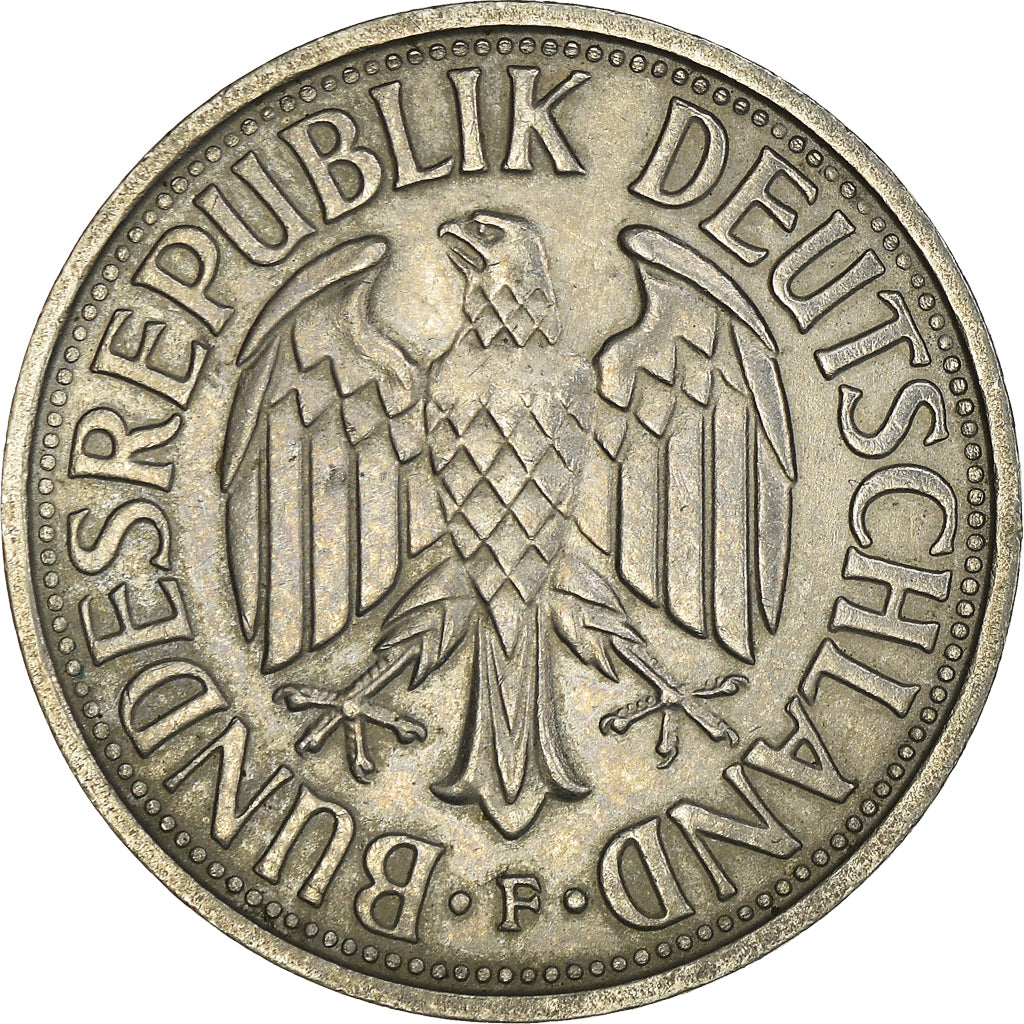 Moneta, GERMANIA - REPUBBLICA FEDERALE, 2 Mark, 1951, Stuttgart, BB+