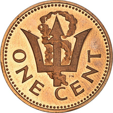 Monnaie, Barbados, Cent, 1975, Franklin Mint, Proof, FDC, Bronze, KM:10