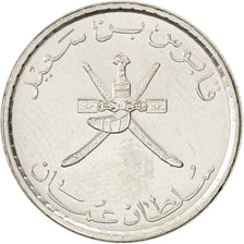 OMAN, 25 Baisa, 2010, British Royal Mint, KM #152a, MS(63), Nickel Clad Steel,..