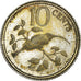 Coin, Belize, 10 Cents, 1975, Franklin Mint, Proof, MS(65-70), Silver, KM:48a