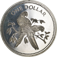 Münze, Belize, Dollar, 1975, Franklin Mint, Proof, STGL, Silber, KM:43a