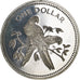 Münze, Belize, Dollar, 1975, Franklin Mint, Proof, STGL, Silber, KM:43a