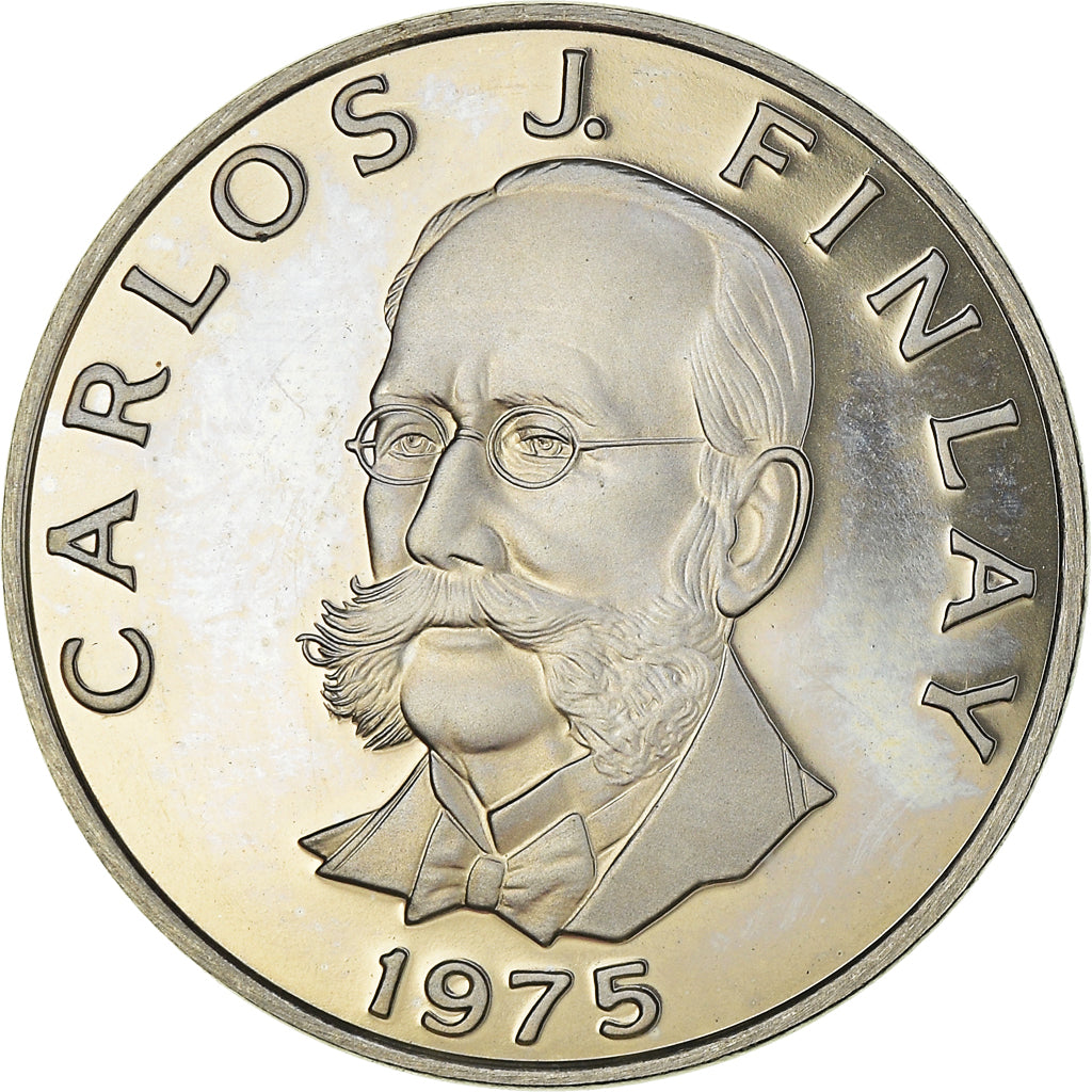 Coin, Panama, 5 Centesimos, 1975, U.S. Mint, Proof, MS(65-70), Copper-Nickel