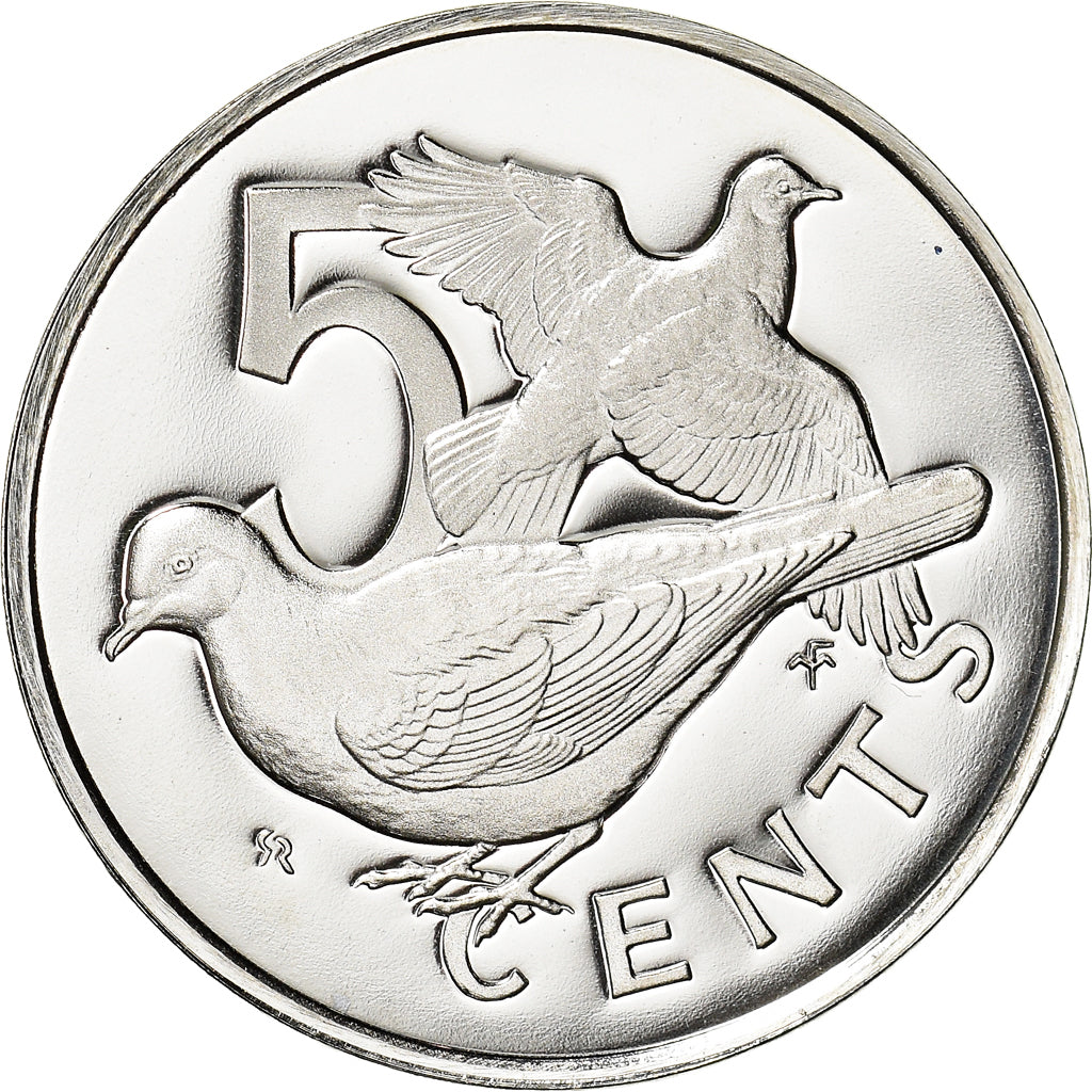 Coin, BRITISH VIRGIN ISLANDS, Elizabeth II, 5 Cents, 1975, Franklin Mint