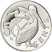 Munten, BRITSE MAAGDENEILANDEN, Elizabeth II, 50 Cents, 1975, Franklin Mint