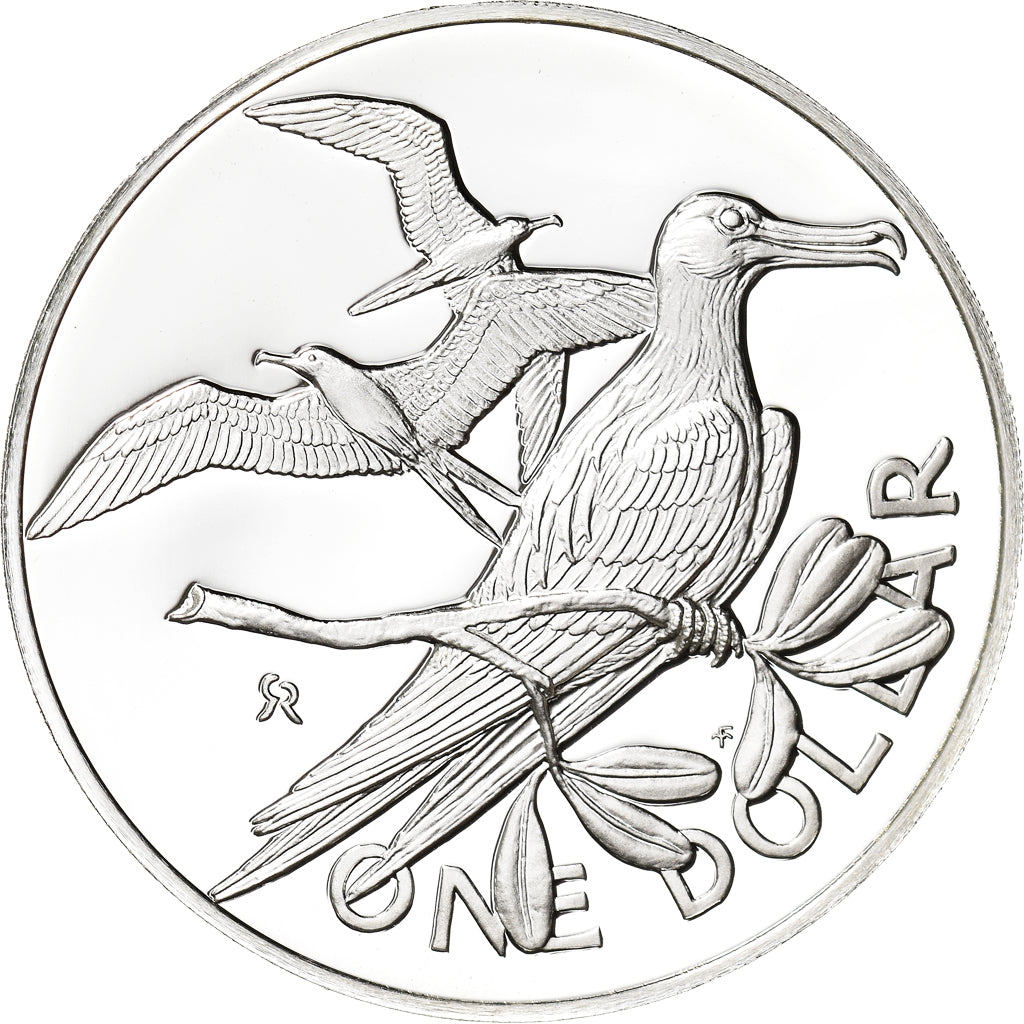 Coin, BRITISH VIRGIN ISLANDS, Elizabeth II, Dollar, 1975, Franklin Mint, U.S.A.