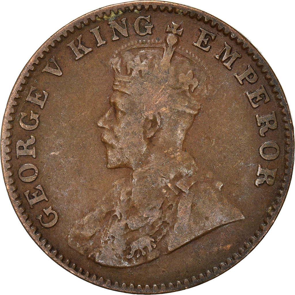 Monnaie, INDIA-BRITISH, George V, 1/4 Anna, 1936, TB+, Bronze, KM:512