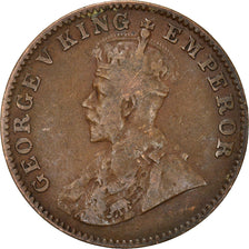 Coin, INDIA-BRITISH, George V, 1/4 Anna, 1936, VF(30-35), Bronze, KM:512