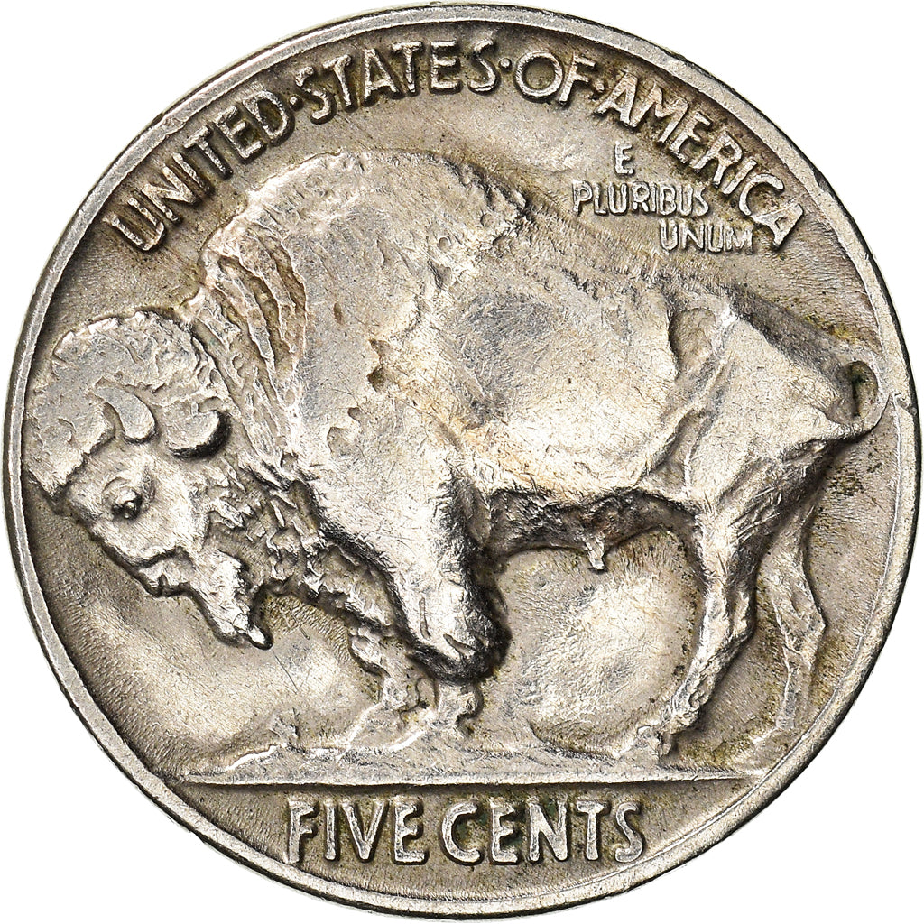 Moneta, USA, Buffalo Nickel, 5 Cents, 1915, Philadelphia, EF(40-45)