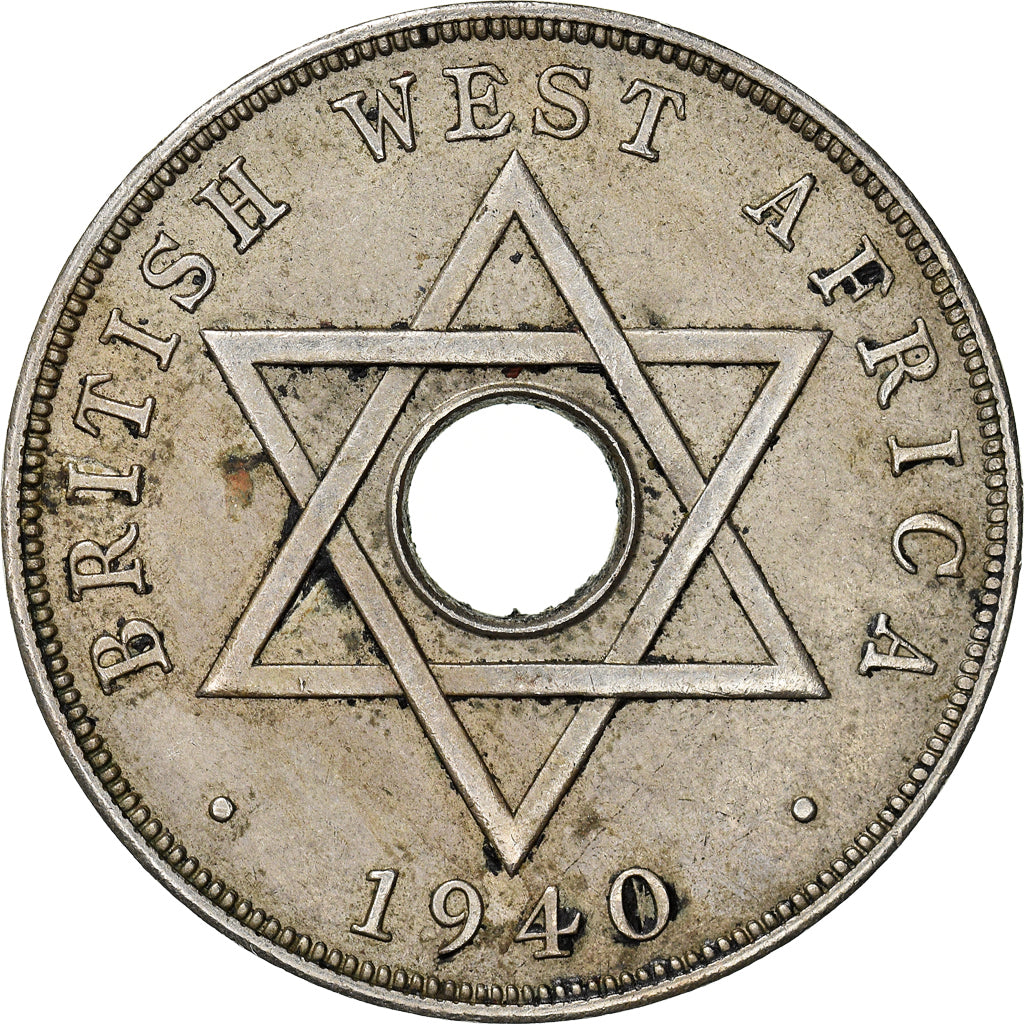 Monnaie, Afrique Occidentale britannique, George VI, Penny, 1940, TTB