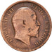 Moneda, INDIA BRITÁNICA, Edward VII, 1/4 Anna, 1905, Calcutta, BC+, Cobre