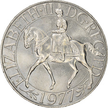 Coin, Great Britain, Elizabeth II, 25 New Pence, 1977, AU(55-58), Copper-nickel