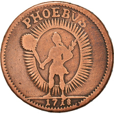 Coin, Sweden, Carl XII, Daler, 1718, VF(20-25), Copper, KM:359