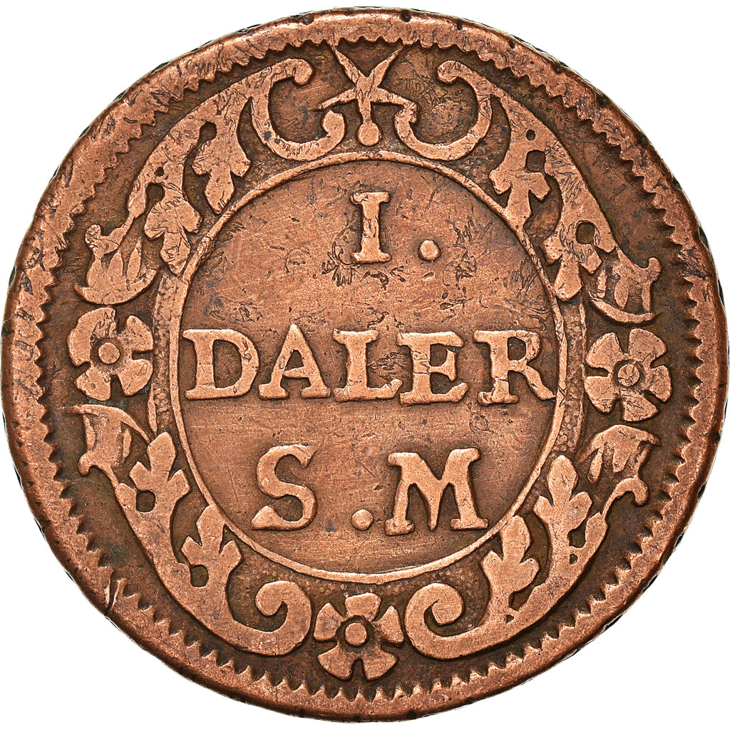Coin, Sweden, Carl XII, Daler, 1718, VF(20-25), Copper, KM:359