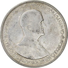 Moneta, Węgry, 5 Pengö, 1930, Budapest, EF(40-45), Srebro, KM:512.1