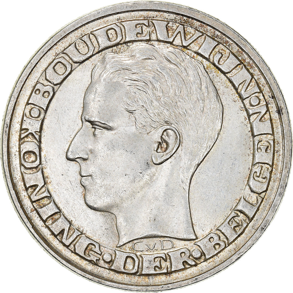 Monnaie, Belgique, Baudouin I, 50 Francs, 50 Frank, 1958, TTB+, Argent, KM:151.1