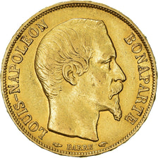 Coin, France, Louis Napoleon, 20 Francs, 1852, Paris, EF(40-45), Gold, KM:774