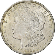 Monnaie, États-Unis, Morgan Dollar, Dollar, 1921, Philadelphie, TTB, Argent