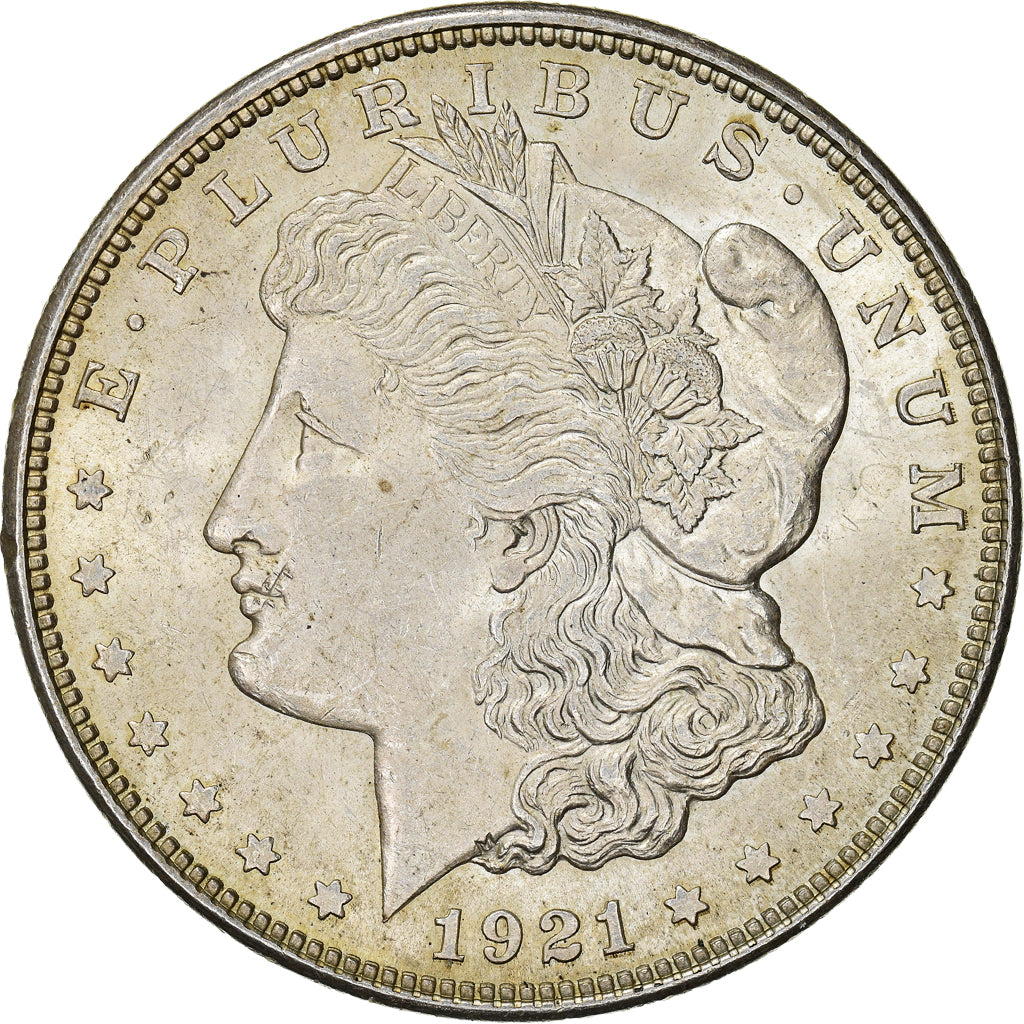 Coin, United States, Morgan Dollar, 1921, Philadelphia, EF(40-45)