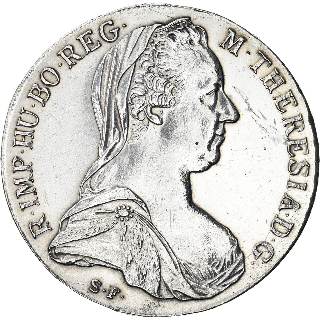 Coin, Austria, Joseph II, Thaler, 1780, AU(55-58), Silver, KM:T1