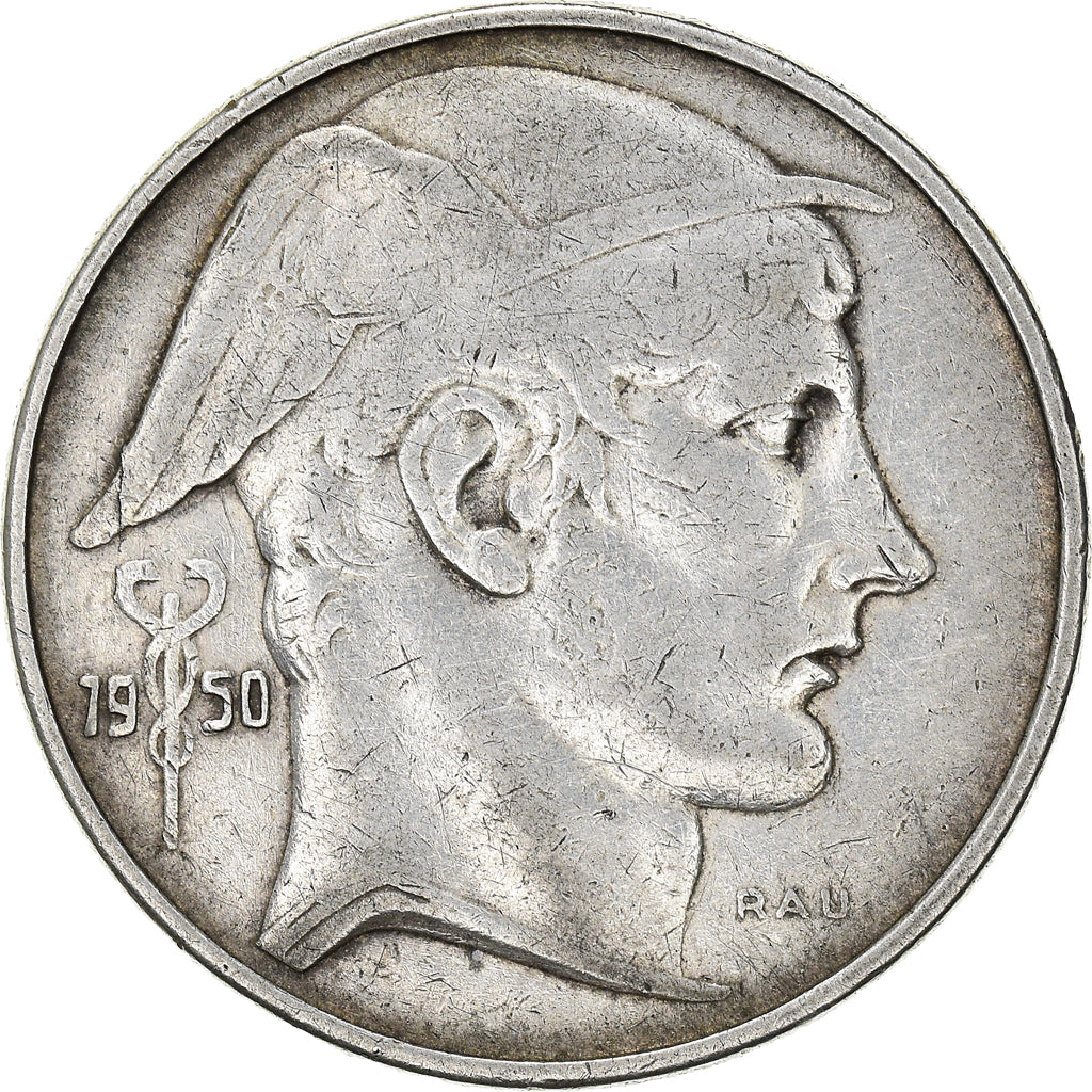 Coin, Belgium, Régence Prince Charles, 20 Francs, 20 Frank, 1950, VF(30-35)