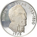 Coin, Panama, 20 Balboas, 1975, U.S. Mint, Proof, MS(60-62), Silver, KM:31