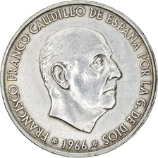 Coin, Spain, Caudillo and regent, 100 Pesetas, 1968, EF(40-45), Silver, KM:797