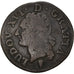 Munten, Frankrijk, Louis XVI, Liard, Liard, 1791, Bordeaux, FR, Koper, KM:585.8