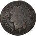 Moneta, Francja, Louis XVI, Liard, Liard, 1791, Bordeaux, VF(20-25), Miedź