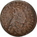Moneta, Francja, Louis XIV, Liard de France, 1655, Meung-sur-Loire, VG(8-10)